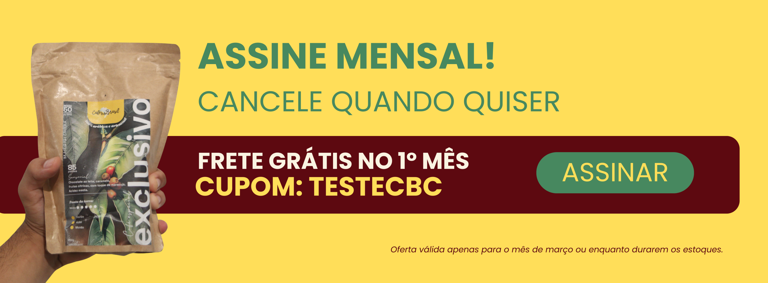 Assine agora e ganhe sua lata ARMAZENADORA. perfeita para guarda seu café sem perder a qualidade (8)